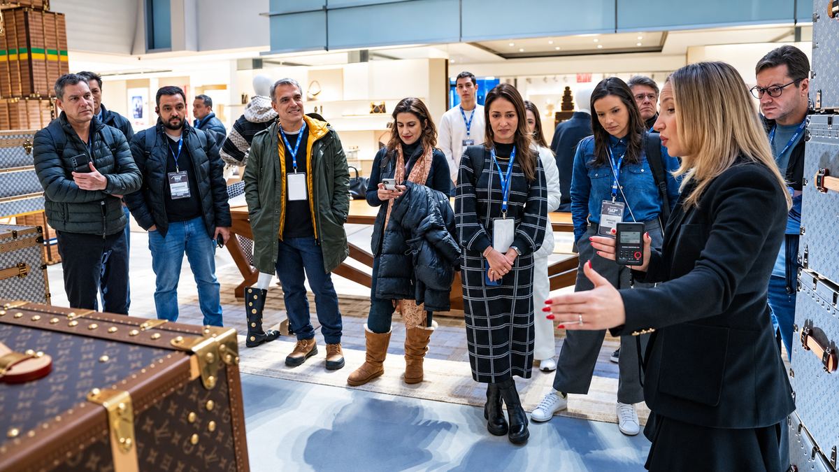 Study Tour em loja de Nova York